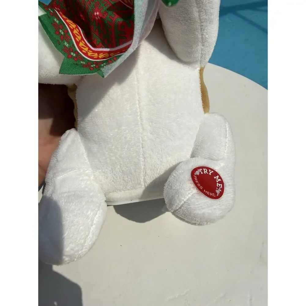 Play Right Animated CHRISTMAS Mariachi Plush Puppy Dog 12